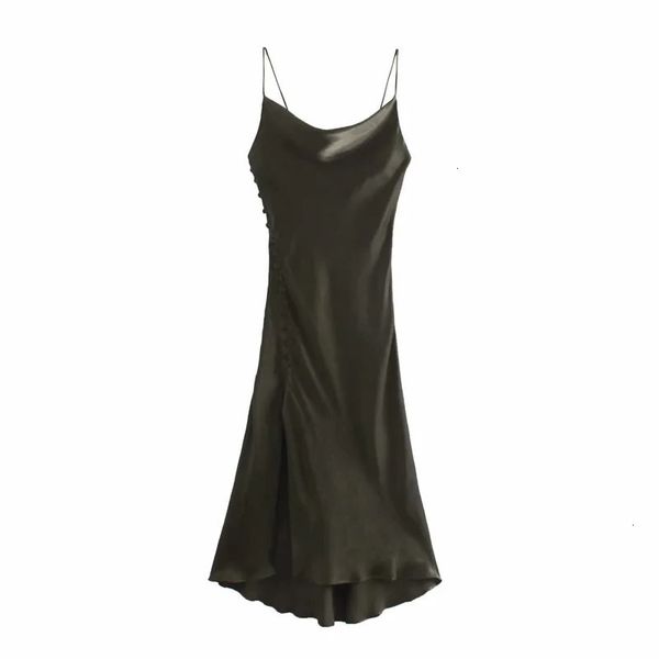 2021 Camisole New Satin Midi Women Summer Backless Slip Sexy Party Dresses Ladies Sleeveless Hem Slit Vintage Dress Z0uj 6DLK, Black;gray
2021 Camisole New Satin Midi Women Summer Backless Slip Sexy Party Dresses Ladies Sleeveless Hem Slit Vintage Dress Z0uj 6DLK, Black;gray