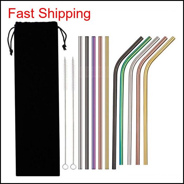 stainless steel straws reusable straight bent 8.5"/10.5" metal drinking straw cleaner brush party bar accessory mma1886 ca3o5 uta3
stainless steel straws reusable straight bent 8.5"/10.5" metal drinking straw cleaner brush party bar accessory mma1886 ca3o5 uta3