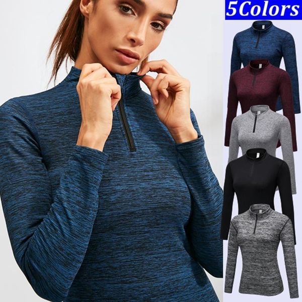 yoga outfit zipper fitness women's long-sleeved compression running exercise t-shirt thermal clothing sportswear
yoga outfit zipper fitness women's long-sleeved compression running exercise t-shirt thermal clothing sportswear