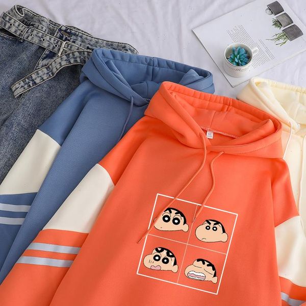 funny kawaii crayon shin chan anime print hooded hoodie women autumn winter warm long sleeve harajuku patchwork pullover outwear, Black
funny kawaii crayon shin chan anime print hooded hoodie women autumn winter warm long sleeve harajuku patchwork pullover outwear, Black