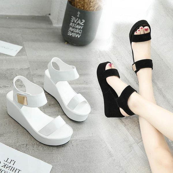 sandals women's shoes 2021 summer sponge cake with thick-soled wedges roman, Black
sandals women's shoes 2021 summer sponge cake with thick-soled wedges roman, Black