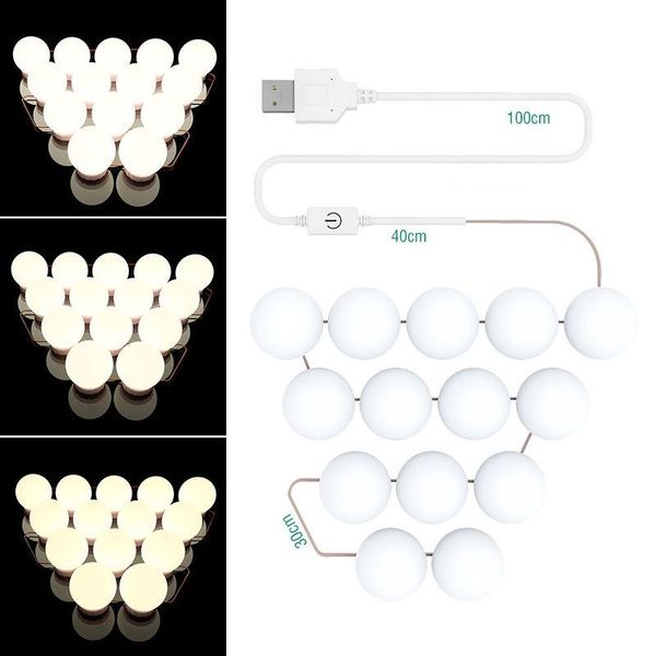 12v hollywood led makeup table mirror light 10leds led makeup light kit 5v usb dimmable bulb
12v hollywood led makeup table mirror light 10leds led makeup light kit 5v usb dimmable bulb