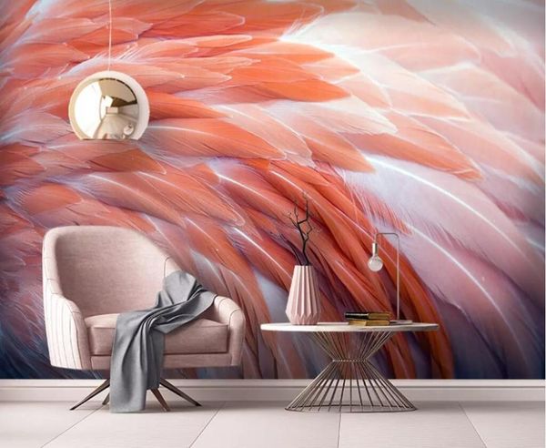 wallpapers cjsir papel de parede custom wallpaper mural nordic simple flamingo feather living room bedroom wall papers home decoration
wallpapers cjsir papel de parede custom wallpaper mural nordic simple flamingo feather living room bedroom wall papers home decoration