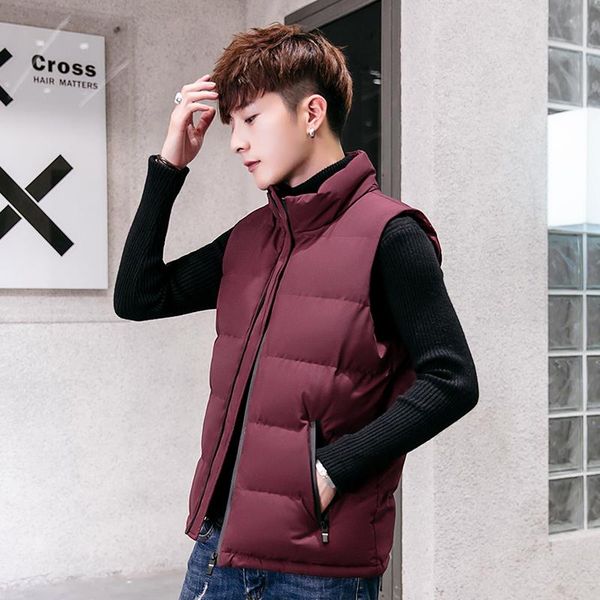 men's vests men' sleeveless vest jackets jacket without sleeves cotton-padded coats men stand collar warm waistcoats clothing for, Black;white
men's vests men' sleeveless vest jackets jacket without sleeves cotton-padded coats men stand collar warm waistcoats clothing for, Black;white
