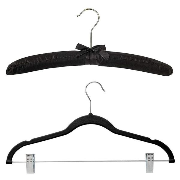 hangers & racks 10 pack clothes with clips black velvet 12pcs 15inch large satin padded gold hooks
hangers & racks 10 pack clothes with clips black velvet 12pcs 15inch large satin padded gold hooks