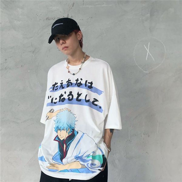 2021 new hip hop harajuku tshirt engraado homens camisas casuais branco vero dos desenhos animados t camisa gin tama japons de es dimenses f, Black
2021 new hip hop harajuku tshirt engraado homens camisas casuais branco vero dos desenhos animados t camisa gin tama japons de es dimenses f, Black