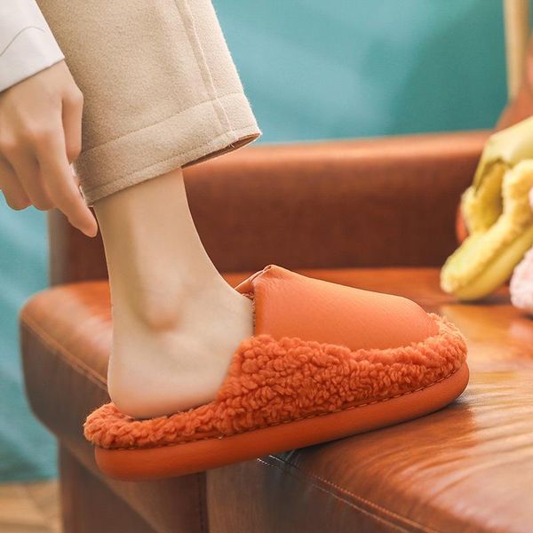 winter new pu house women fur slippers soft sole warm plush bedroom flat couples shoes non-slip indoor fuzzy ladies slipper, Black
winter new pu house women fur slippers soft sole warm plush bedroom flat couples shoes non-slip indoor fuzzy ladies slipper, Black