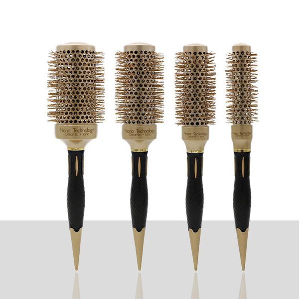 hair brushes ionic curling brush barber comb rolling hairstyling tool accessories for home beauty salon ceramic round, Silver
hair brushes ionic curling brush barber comb rolling hairstyling tool accessories for home beauty salon ceramic round, Silver