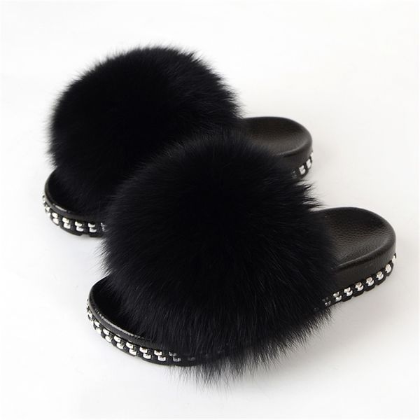 fur slipper house fluffy home female ry slides indoor summer real flip flops ladies luxury sandals shoes 210805, Black
fur slipper house fluffy home female ry slides indoor summer real flip flops ladies luxury sandals shoes 210805, Black