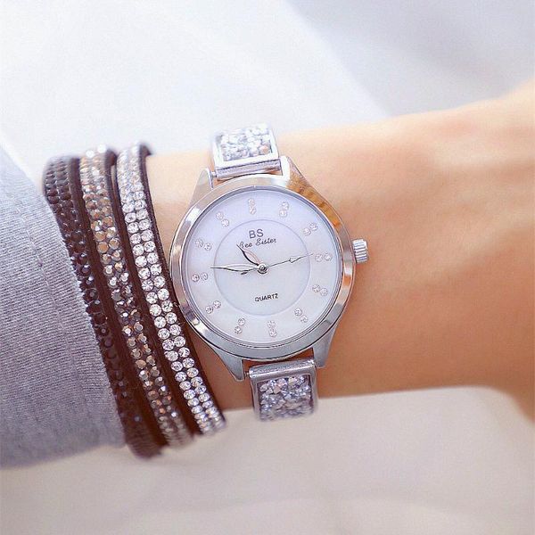 wristwatches 2021 reloj mujer fashion women watches crystal paved bracelet watch quartz female bracelet wristwatch relogio feminino, Slivery;brown
wristwatches 2021 reloj mujer fashion women watches crystal paved bracelet watch quartz female bracelet wristwatch relogio feminino, Slivery;brown
