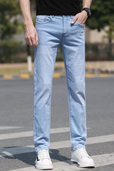 men's blue cotton straight-leg jeans regular slim stretch casual fashion trousers jeans men's brand trendy
men's blue cotton straight-leg jeans regular slim stretch casual fashion trousers jeans men's brand trendy