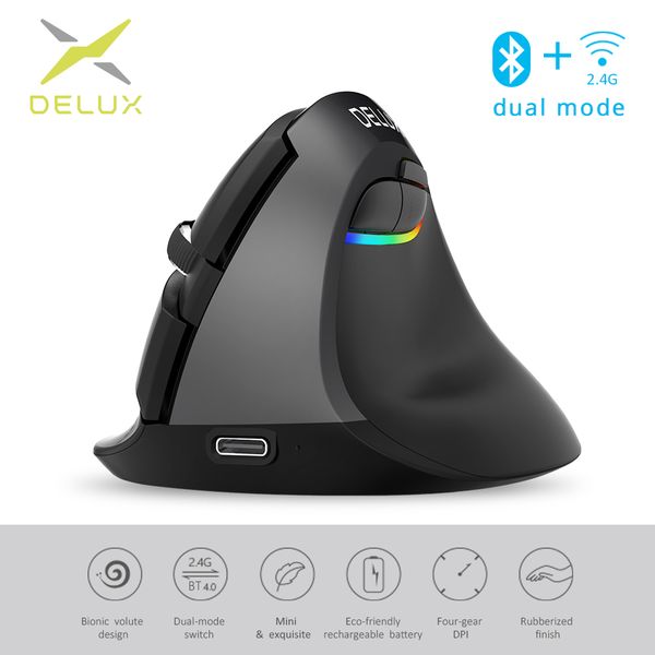 delux m618 mini bt 4.0+2.4ghz dual mode wireless mouse ergonomic rechargeable silent click vertical mice for computerhello
delux m618 mini bt 4.0+2.4ghz dual mode wireless mouse ergonomic rechargeable silent click vertical mice for computerhello
