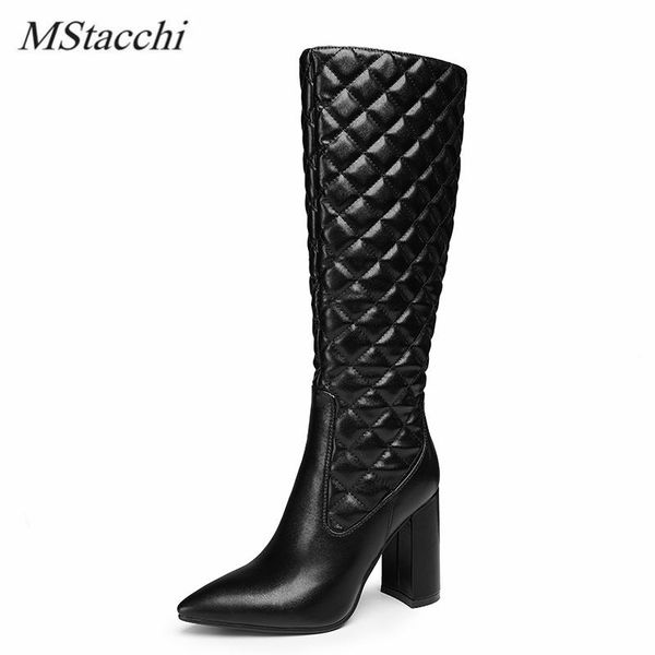 boots mstacchi temperament the knee women lattice solid color party pointed toe comfort high heel botas fashion shoes female, Black
boots mstacchi temperament the knee women lattice solid color party pointed toe comfort high heel botas fashion shoes female, Black