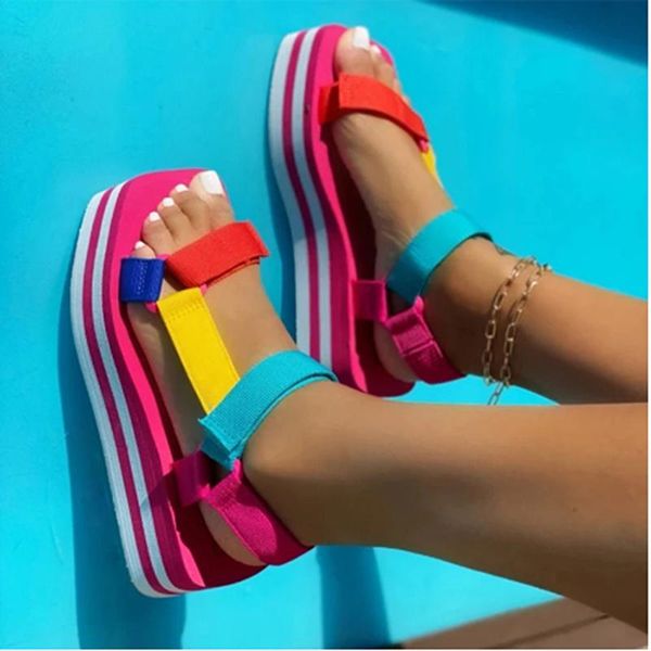 sandals women summer wedges platform ladies shoes candy color casual girls slip on strap cross 2021 plus size, Black
sandals women summer wedges platform ladies shoes candy color casual girls slip on strap cross 2021 plus size, Black