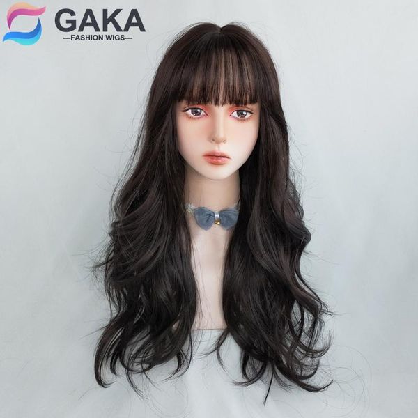 synthetic wigs gaka internet celebrity anchor air bangs wig female long wavy hair sweet and cute black full headgear
synthetic wigs gaka internet celebrity anchor air bangs wig female long wavy hair sweet and cute black full headgear