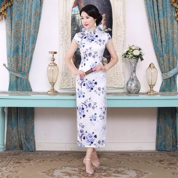 ethnic clothing traditional retro button cheongsams slim mandarin collar female summer print oriental qipao evening party gown, Red
ethnic clothing traditional retro button cheongsams slim mandarin collar female summer print oriental qipao evening party gown, Red