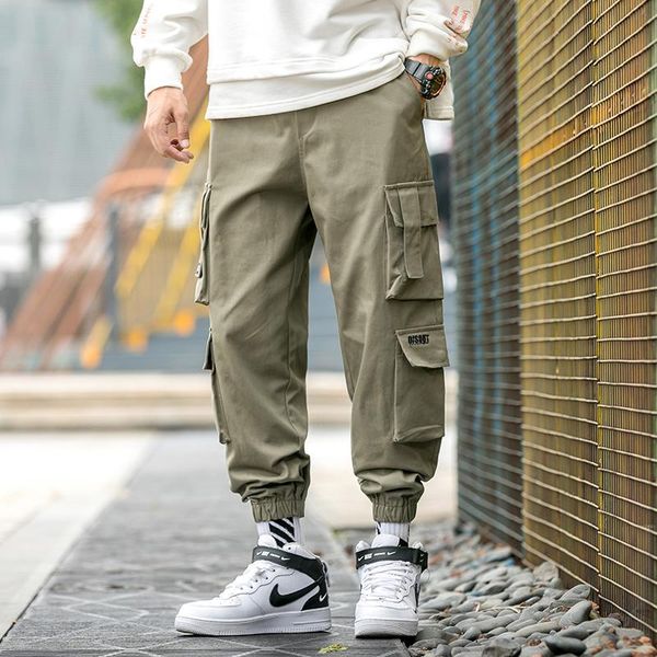 men's pants streetwear mens harem joggers army green men cargo 2021 hip hop casual pockets sweatpants male oversized trousers, Black
men's pants streetwear mens harem joggers army green men cargo 2021 hip hop casual pockets sweatpants male oversized trousers, Black