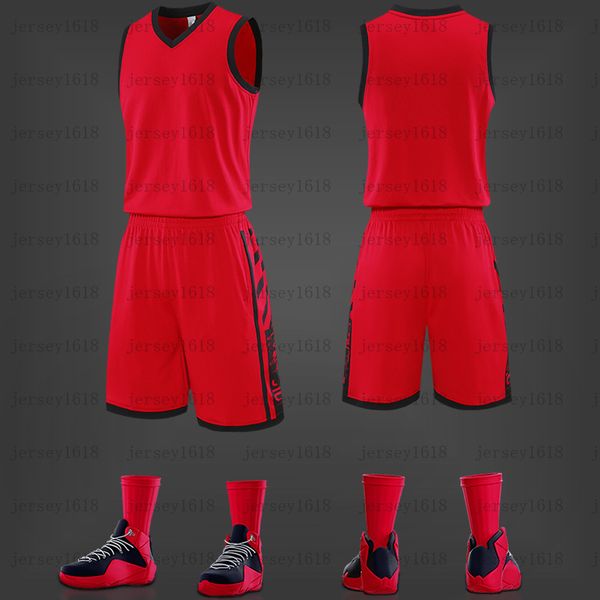 078basketball suit men's customized college students' jerseys team uniform summer printing match uniform training uniform basketba, Black;red
078basketball suit men's customized college students' jerseys team uniform summer printing match uniform training uniform basketba, Black;red