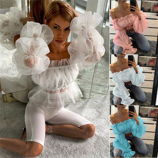 women's tracksuits women 2021 off shoulder ruffles mesh sheer crop shirt short blouse lace elegant, Gray
women's tracksuits women 2021 off shoulder ruffles mesh sheer crop shirt short blouse lace elegant, Gray