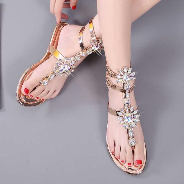 sandals 2021 bohemian style rhinestone casual flats fashion roman flat bottom clip toe buckle, Black
sandals 2021 bohemian style rhinestone casual flats fashion roman flat bottom clip toe buckle, Black