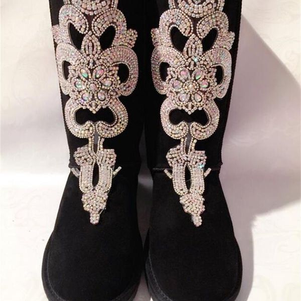 boots 2021 custom fashion brand diamond rework luxury full real leather shoes cotton high-snow, Black
boots 2021 custom fashion brand diamond rework luxury full real leather shoes cotton high-snow, Black