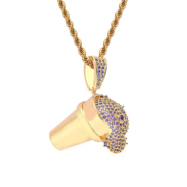 pendant necklaces luxury crystal styrofoam cup cream necklace creative 5 color hip hop iced out cz stone jewelry for men women, Silver
pendant necklaces luxury crystal styrofoam cup cream necklace creative 5 color hip hop iced out cz stone jewelry for men women, Silver