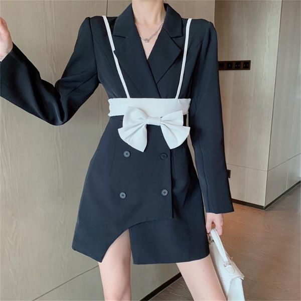 casual dresses alien kitty plus size vintage slim women blazer mini dress 2021 ol office lady autumn chic bow tank two piece sets, Black;gray
casual dresses alien kitty plus size vintage slim women blazer mini dress 2021 ol office lady autumn chic bow tank two piece sets, Black;gray