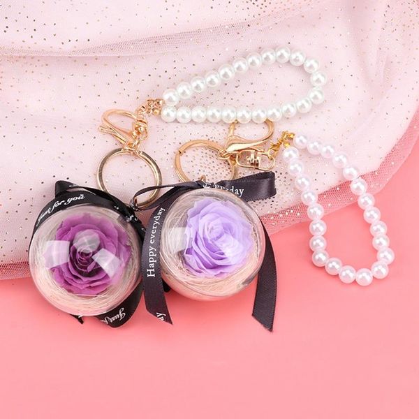keychains creative natural preserve flower keychain rose acrylic round ball pedant hanging pearl valentine's day wedding gift, Silver
keychains creative natural preserve flower keychain rose acrylic round ball pedant hanging pearl valentine's day wedding gift, Silver