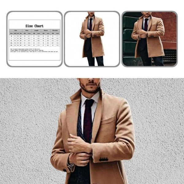 men's jackets all match anti-wrinkle men long sleeve trench coat for autumn business, Black;brown
men's jackets all match anti-wrinkle men long sleeve trench coat for autumn business, Black;brown
