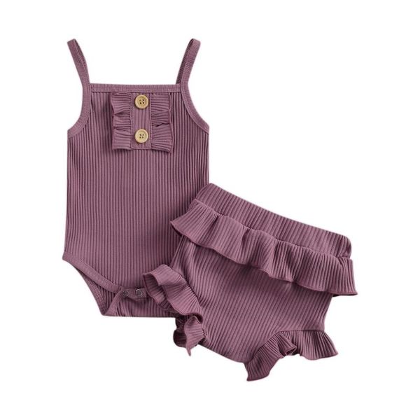 clothing sets born baby girls 2-piece outfit set sleeveless solid color romper and shorts for kid, White
clothing sets born baby girls 2-piece outfit set sleeveless solid color romper and shorts for kid, White
