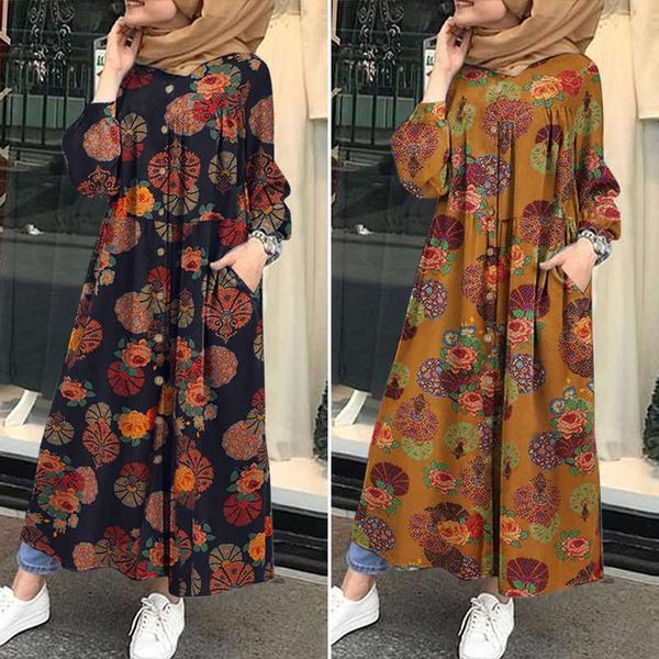 casual dresses 2022 kaftan printed shirt dress women's autumn sundress muslim turkish vestidos female button robe femme oversized 5xl, Black;gray
casual dresses 2022 kaftan printed shirt dress women's autumn sundress muslim turkish vestidos female button robe femme oversized 5xl, Black;gray
