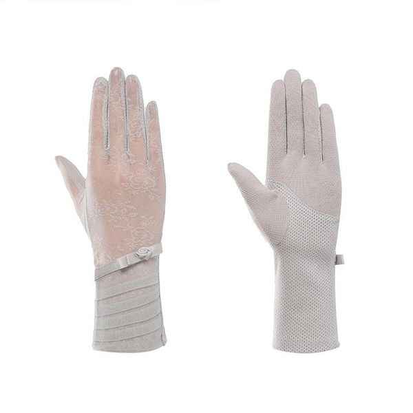 five fingers gloves summer women uv sunscreen long sport cycling sun female mitten fashion silk lace thin touch screen driving i76, Blue;gray
five fingers gloves summer women uv sunscreen long sport cycling sun female mitten fashion silk lace thin touch screen driving i76, Blue;gray