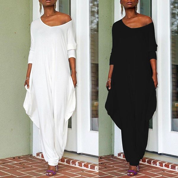 women's jumpsuits & rompers casual women cottonjumpsuit autum long sleeve solid playsuits overalls v-neck loose bodysuit, Black;white
women's jumpsuits & rompers casual women cottonjumpsuit autum long sleeve solid playsuits overalls v-neck loose bodysuit, Black;white