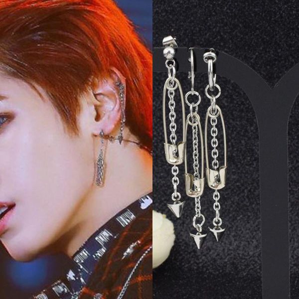 stud pin rivet taper kpop dna korean v earrings pendientes mujer moda geometric steel for women brincos men, Golden;silver
stud pin rivet taper kpop dna korean v earrings pendientes mujer moda geometric steel for women brincos men, Golden;silver