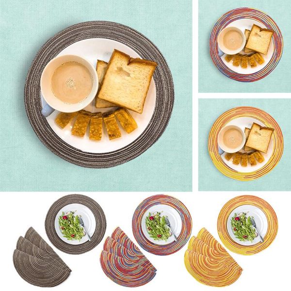 mats & pads 4pcs round braided placemats kitchen dining table 15 inch non-slip rustic washable heat resistant weave place
mats & pads 4pcs round braided placemats kitchen dining table 15 inch non-slip rustic washable heat resistant weave place