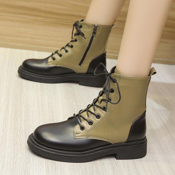 boots fashion round head side zipper women's bare winter platform waterproof shoes for woman female snow, Black
boots fashion round head side zipper women's bare winter platform waterproof shoes for woman female snow, Black
