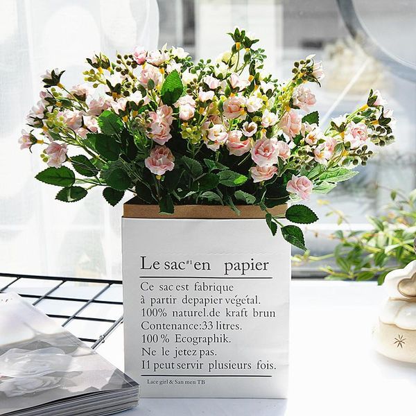 decorative flowers & wreaths fleur artificielle 5 forks 20 mini roses rose avec tige home living room wedding decoration simulation flower d
decorative flowers & wreaths fleur artificielle 5 forks 20 mini roses rose avec tige home living room wedding decoration simulation flower d