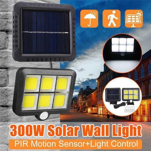 solar lamps 100/120 led light outdoors garden pir motion sensor split wall spotlights security emergency
solar lamps 100/120 led light outdoors garden pir motion sensor split wall spotlights security emergency