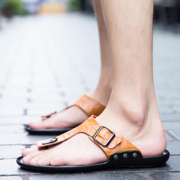 slippers sandalen heren sandalias hombre cuero de verano para sandals men beach sandale homme summer leather big size sandal shoes, Black
slippers sandalen heren sandalias hombre cuero de verano para sandals men beach sandale homme summer leather big size sandal shoes, Black