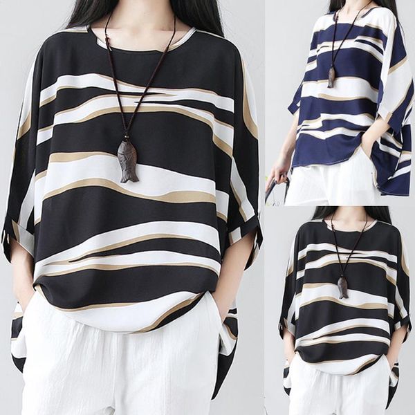 women cotton linen t-shirt stripe vintage new summer 2021 stripe o-neck short-sleeved loose large size shirt top, White
women cotton linen t-shirt stripe vintage new summer 2021 stripe o-neck short-sleeved loose large size shirt top, White