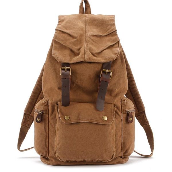 backpack outdoor high density thick canvas hiking camping rucksack drawstring bag daypack school for men and women
backpack outdoor high density thick canvas hiking camping rucksack drawstring bag daypack school for men and women