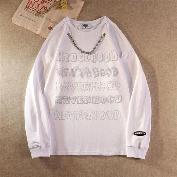 men's hoodies & sweatshirts autumn gothic oversized male hoodie punk harajuku streetwear chain decoration men loose hoody outwear fashi, Black
men's hoodies & sweatshirts autumn gothic oversized male hoodie punk harajuku streetwear chain decoration men loose hoody outwear fashi, Black