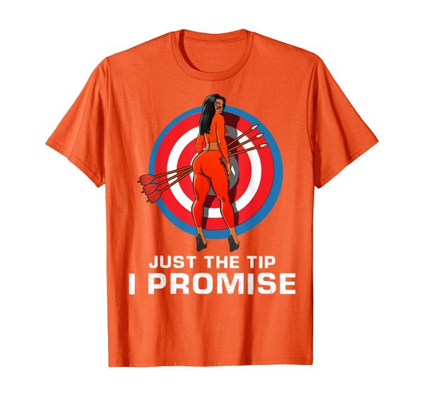 girl with arrow - archery just the tip i promise - ach, White;black