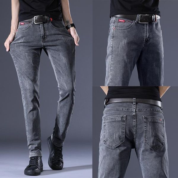 men's jeans brand 2021 arrivals men quality casual male denim pants straight slim fit dark grey trousers yong man, Blue
men's jeans brand 2021 arrivals men quality casual male denim pants straight slim fit dark grey trousers yong man, Blue