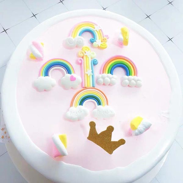 other festive & party supplies 1pcs rainbow multi color cloud birthday cake decor kid wedding dessert baking cupcake decro
other festive & party supplies 1pcs rainbow multi color cloud birthday cake decor kid wedding dessert baking cupcake decro