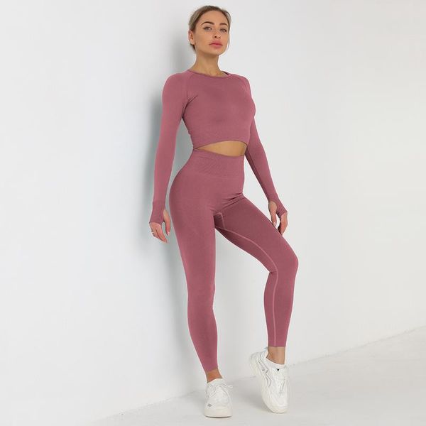 yoga outfit set women 2 piece leggings elastic sport long sleeve woman gym clothing fitness sportswear workout seamless sports suit
yoga outfit set women 2 piece leggings elastic sport long sleeve woman gym clothing fitness sportswear workout seamless sports suit