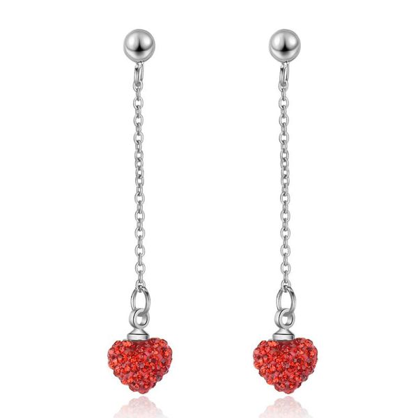 stud 100% 925 sterling silver romantic red love heart crystal ladies`tassels earrings jewelry anti allergy women wedding gift, Golden;silver
stud 100% 925 sterling silver romantic red love heart crystal ladies`tassels earrings jewelry anti allergy women wedding gift, Golden;silver