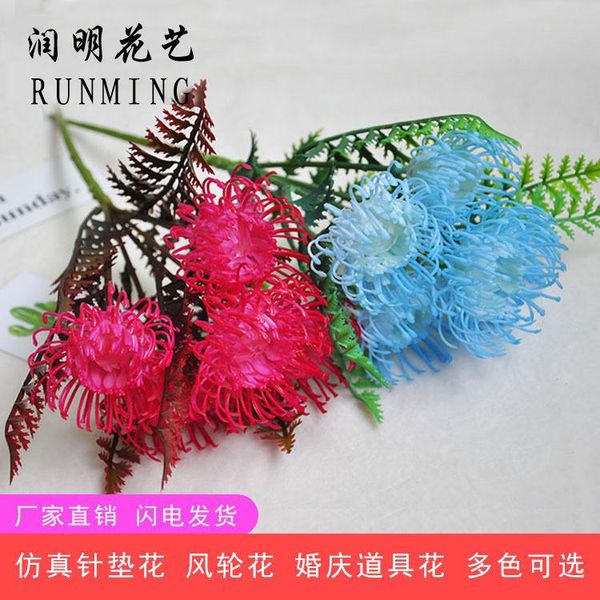 model pincushion flower flower arrangement bride protea cynaroides wedding decoration hand held artificial wind wheel flo
model pincushion flower flower arrangement bride protea cynaroides wedding decoration hand held artificial wind wheel flo