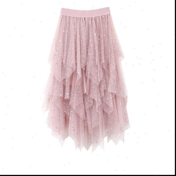 2021 summer new arrival irregular skirt faldas largas elegantes star decorated tulle skirt chic layer skirt ing, Black
2021 summer new arrival irregular skirt faldas largas elegantes star decorated tulle skirt chic layer skirt ing, Black