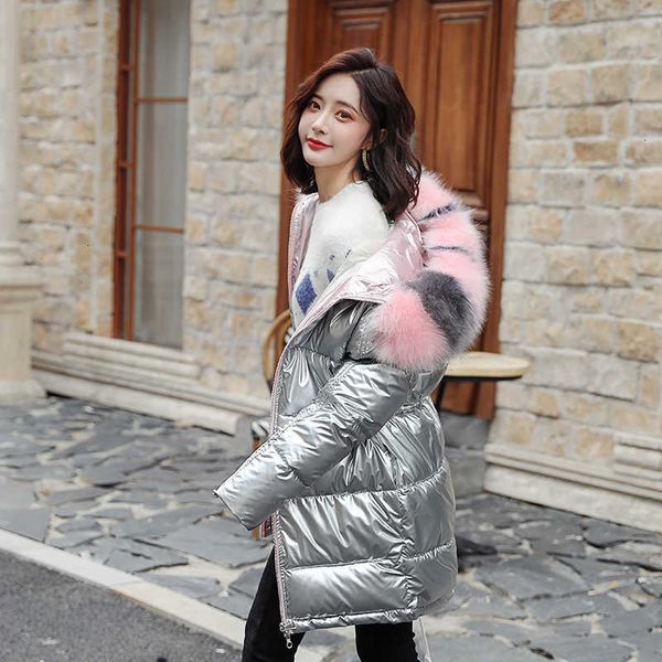fur collar silver women's down jacket women's mid-length silver down jacket warm coat for women hooded jacket 201014, Black
fur collar silver women's down jacket women's mid-length silver down jacket warm coat for women hooded jacket 201014, Black